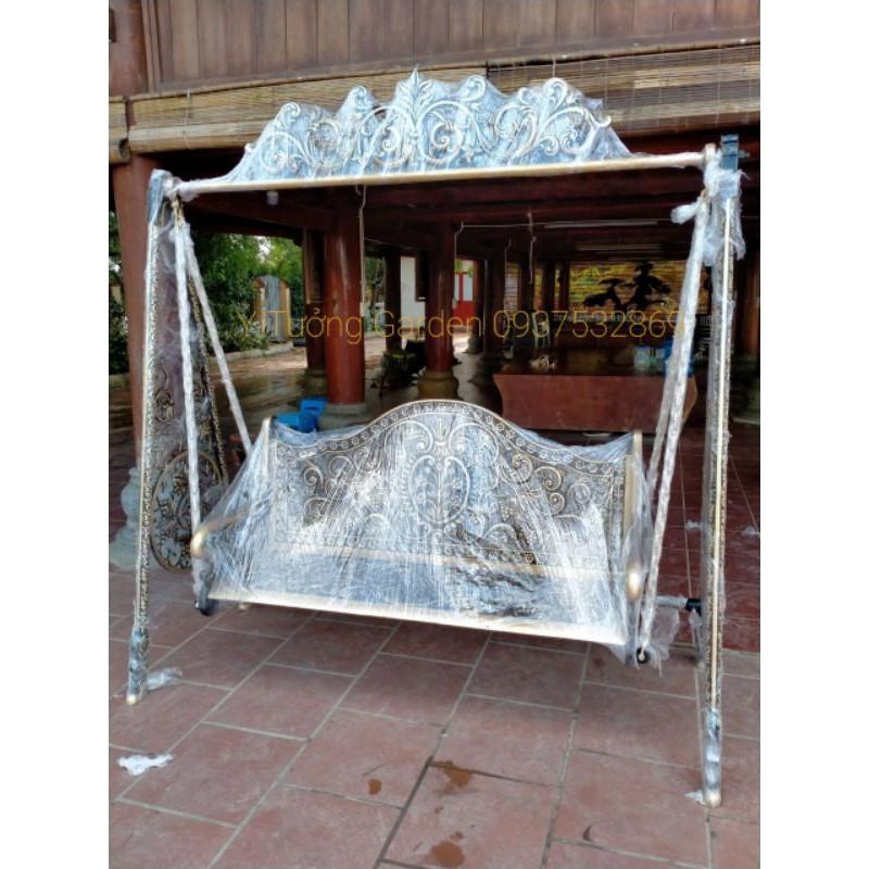Xích đu sân vườn(nhôm đúc nghệ thuật cao cấp