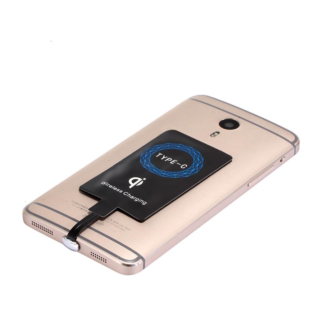 Qi Wireless Charging Receiver Card for Android Phones with Type C Connector