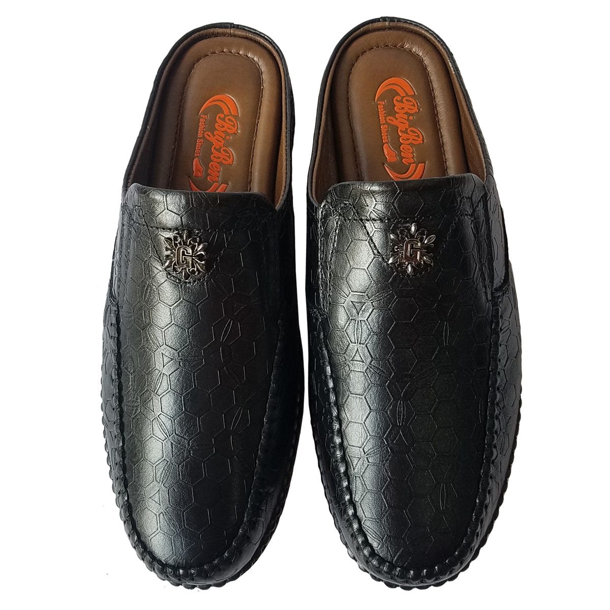 Dép Bít Mũi Nam Da Bò Thật Cao Cấp HKT347