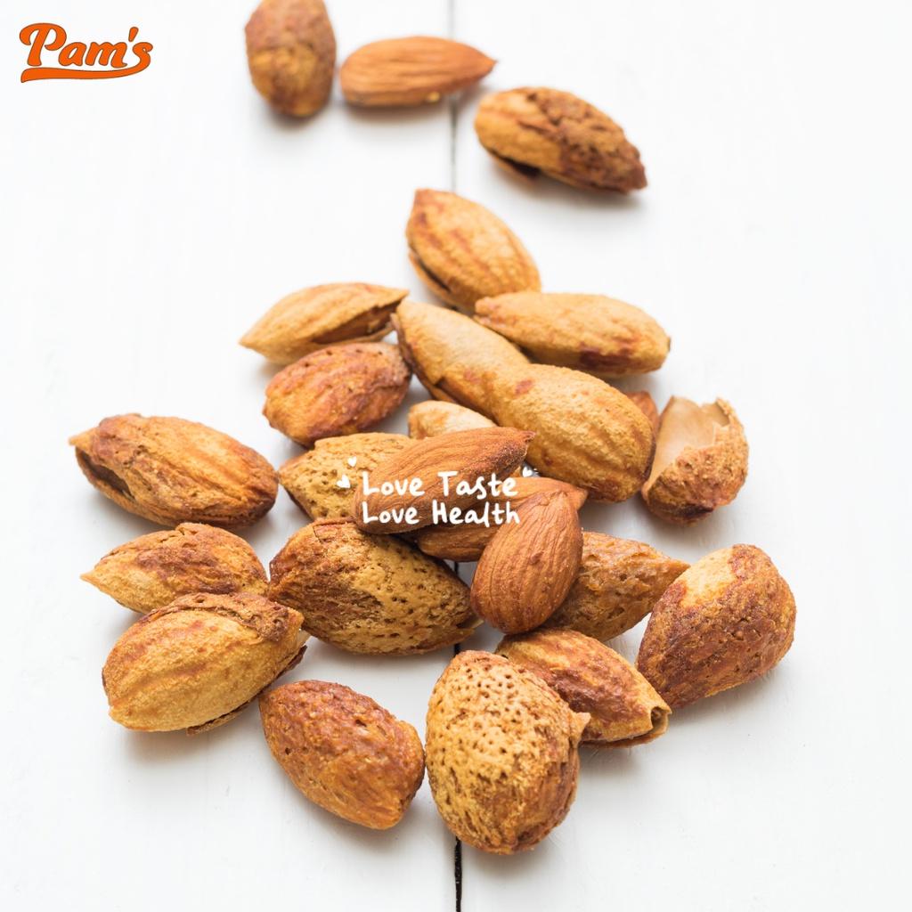 Hạnh Nhân Mỹ Rang Bơ Pams Hạt Hạnh Nhân Giòn Thơm, Béo Bùi Vị Bơ, Thích Hợp Ăn Giảm Cân