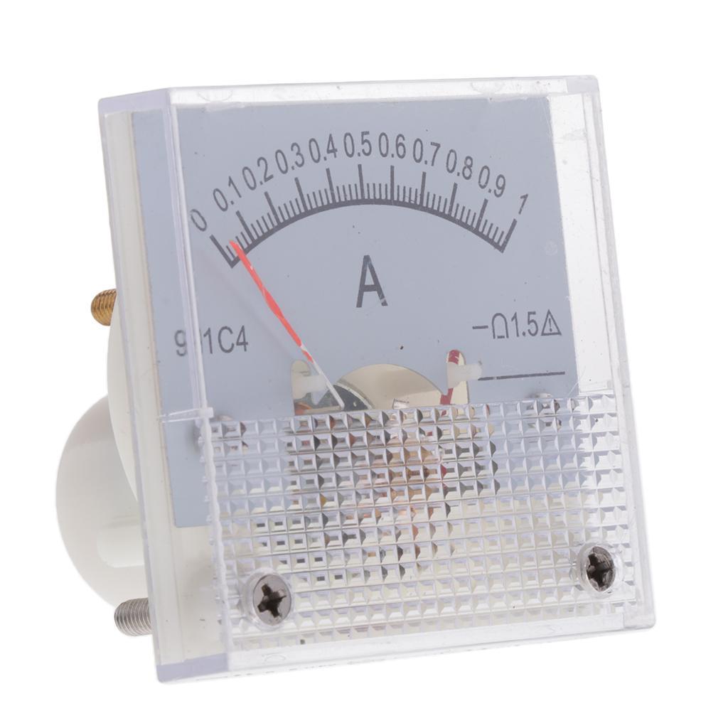 2-pack DC Analog Panel Mini AMP Meter Gauge Tester Ammeter 91C4 0-2A/0-10A