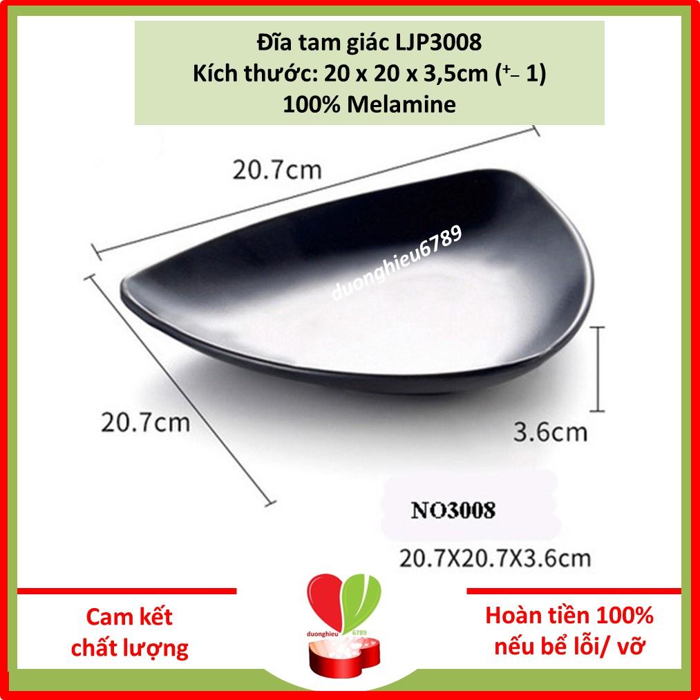 Đĩa Nhựa Phíp Tam Giác, Dĩa Melamine Nhà Hàng Sang Trọng