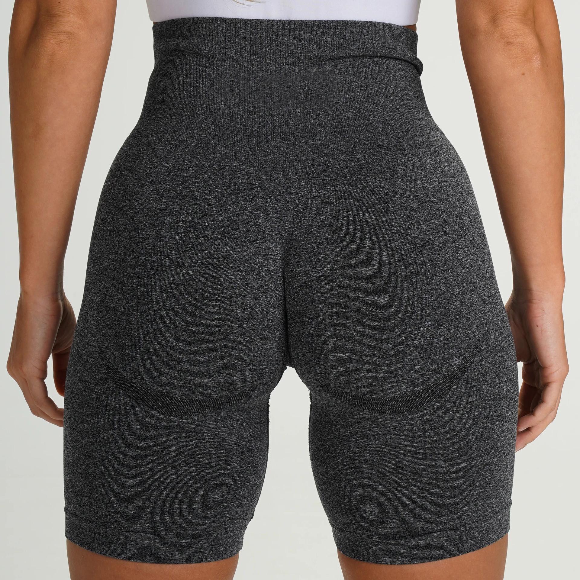 Peach mông tập thể dục quần legging nữ thể dục thể thao chặt chẽ chạy quần short quần ba điểm hông Color: S6206C07 Size: XS