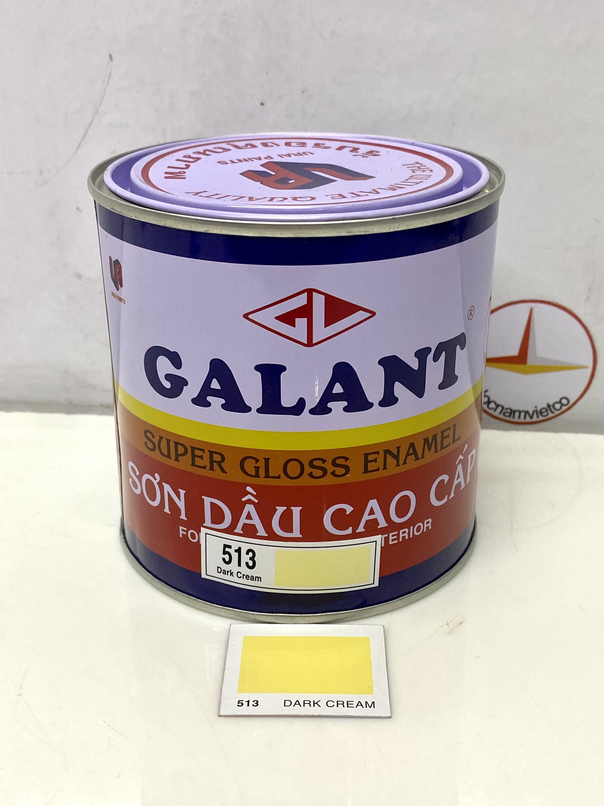 Sơn dầu Galant màu vàng Dark Cream 513 _ 0.8L