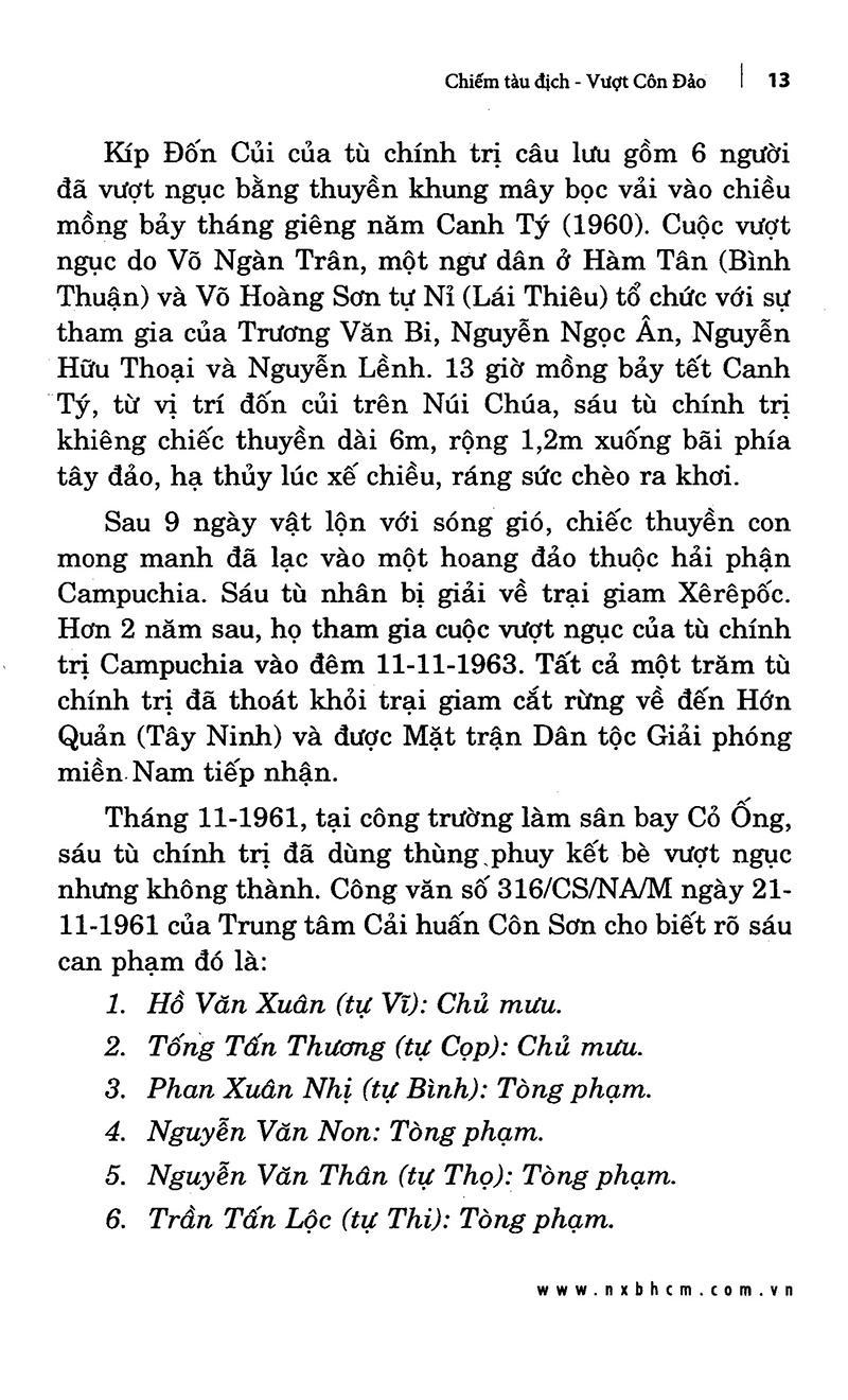Chiếm Tàu Địch Vượt Côn Đảo