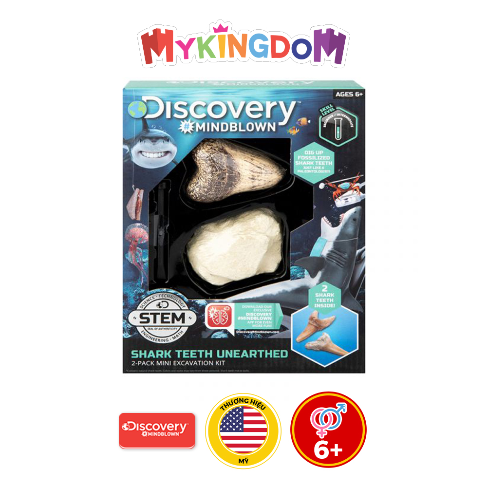 Bộ Đồ Chơi DISCOVERY Khảo Cổ Truy Tìm Răng Cá Mập 2Pc 1423004791