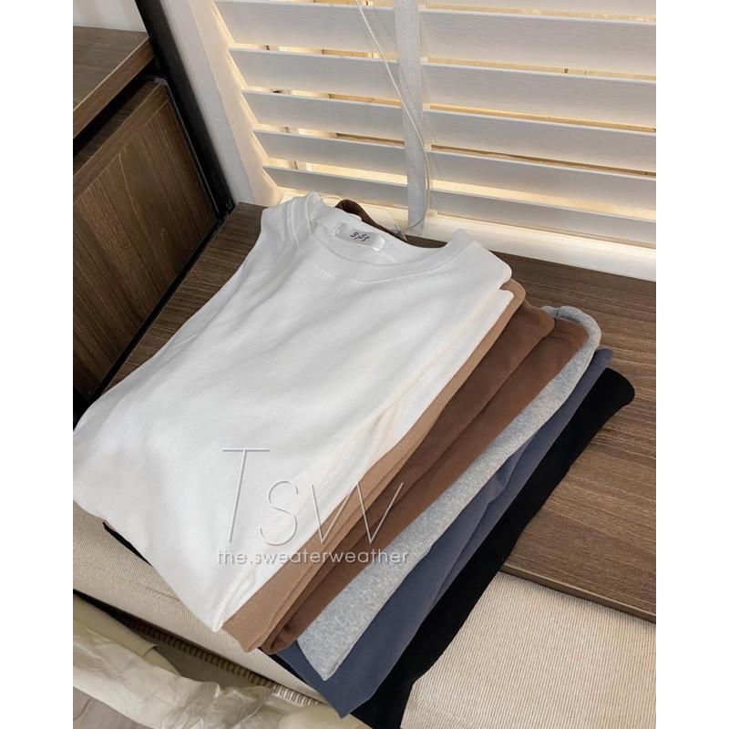Áo Thun Form Rộng Tay Lỡ Trơn Basic, Áo Phông Đôi Nhiều Màu