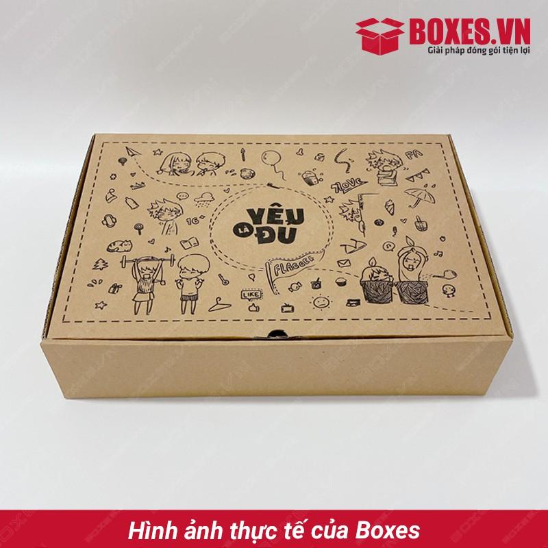 22x19x7 cm Combo 100 hộp giấy carton đựng quần áo giá tại xưởng