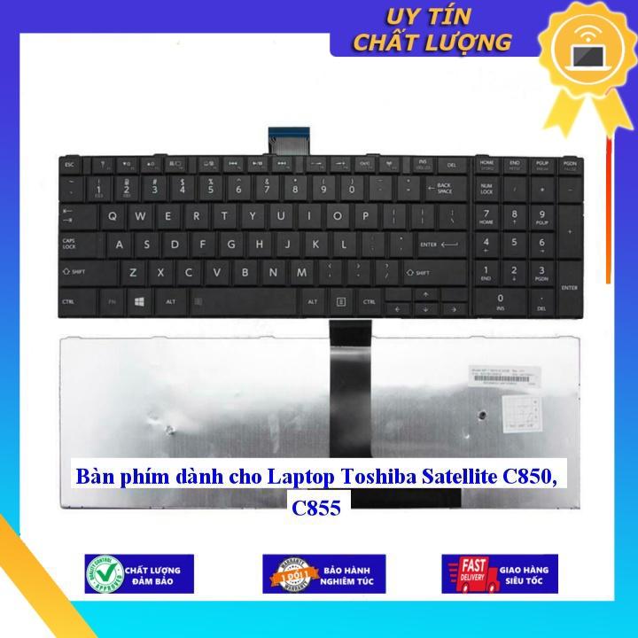 Bàn phím dùng cho Laptop Toshiba Satellite C850 C855 - Hàng Nhập Khẩu New Seal