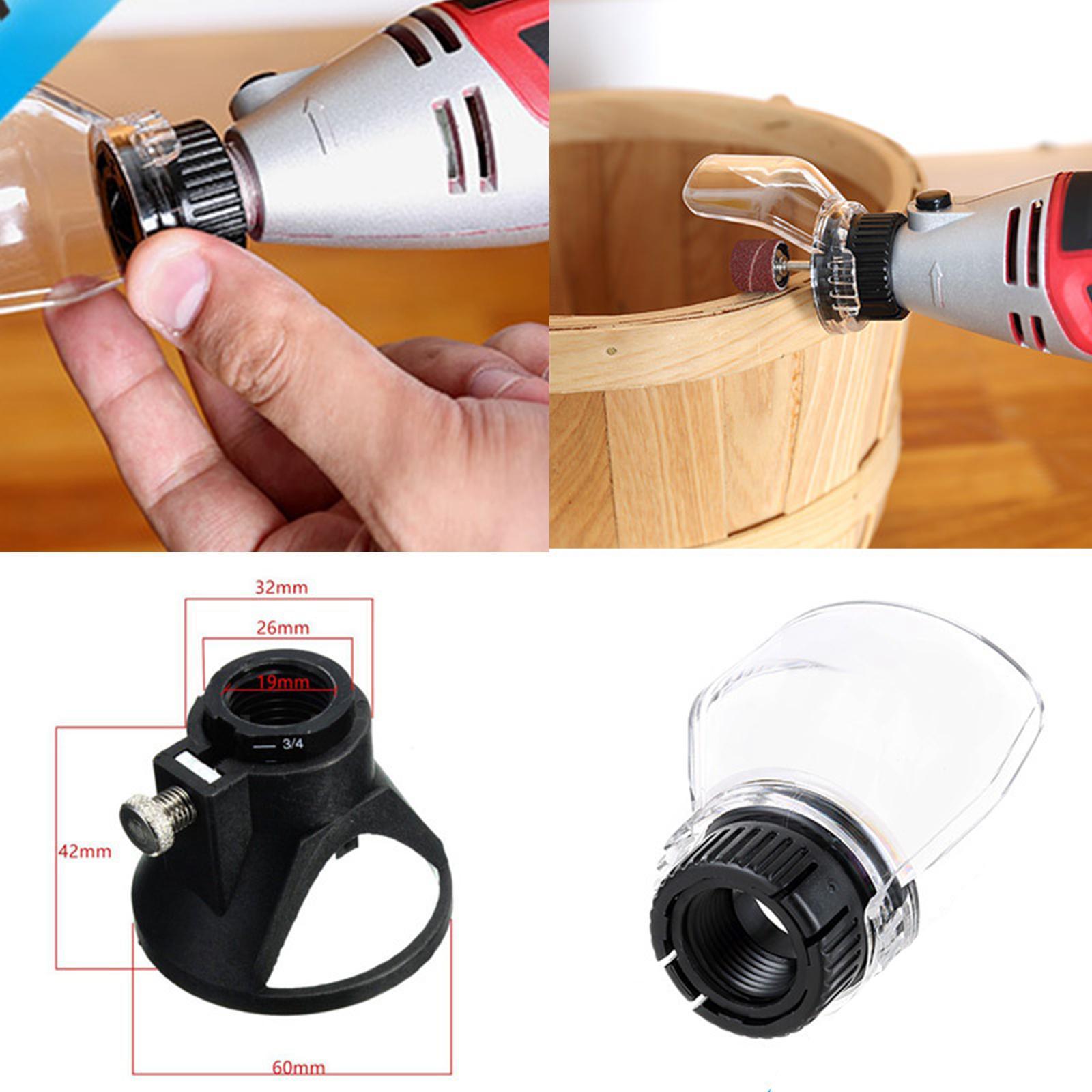 4Pcs Rotary Power Tool Kit Carving Attachment Grip Handle Grinding Set