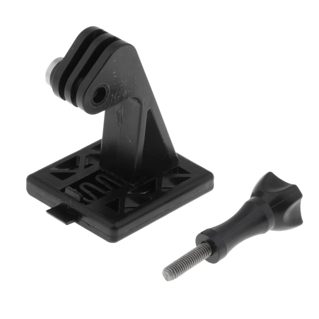 Nylon Helmet Mount Adapter Bracket for Sports Camera Outdoor Hunting Black