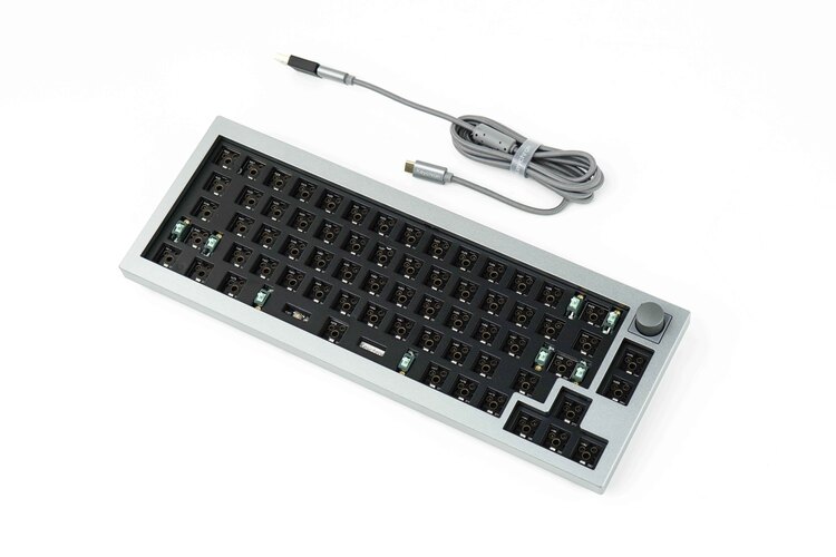 Kit Bàn phím Keychron Q2 Knob Led Gateron Switch HotSwap (Black / Grey) - Hàng Chính Hãng