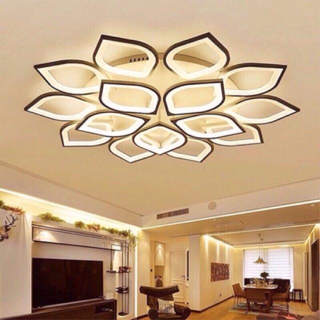 Đèn Ốp Trần Hoa Sen 15 Cánh