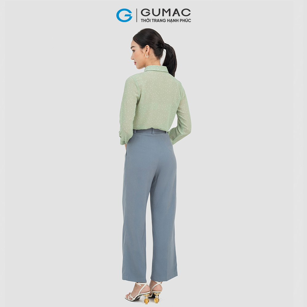 Quần tây nữ GUMAC QC06034 ống rộng