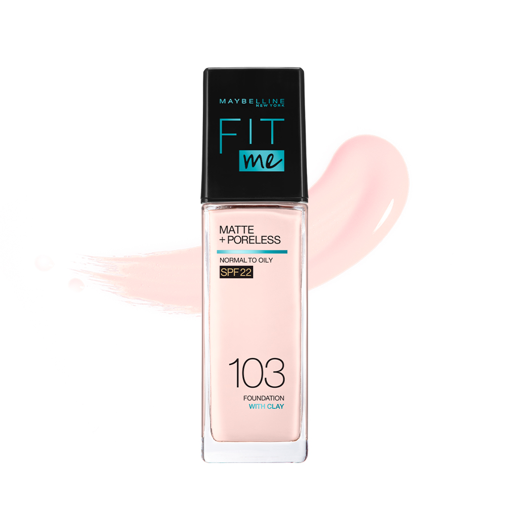 Kem Nền Mịn Nhẹ Kiềm Dầu Fit Me Maybelline New York Matte Poreless Foundation 30ml