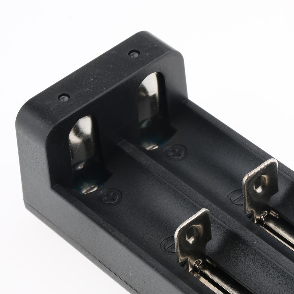 2 Slots Battery Charger Fast Charging for AA/AAA 18650 18350 Li-ion Battery