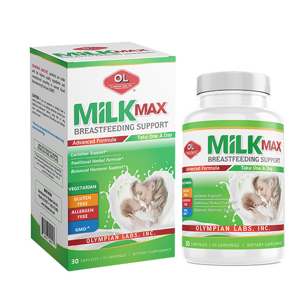 Viên Uống Lợi Sữa Olympian Labs Milk Max Breastfeeding Support - Hộp 30 Viên