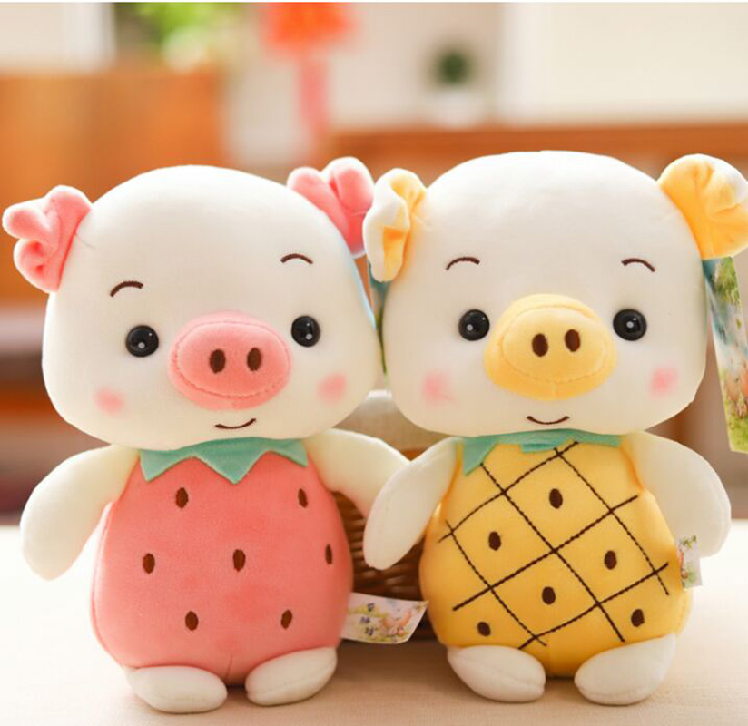 Gấu Bông Heo Trái Cây, Lợn Trái Cây Siêu Mềm Dễ Thương  (23cm---&gt;70cm) Vải Miniso 4 Chiều Êm Ái, Hàng Xịn Loại 1 Cao Cấp