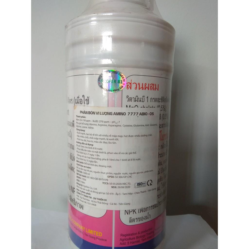 Phân bón vi lượng Amino TD- Grofer B1 - Chai 1 lít