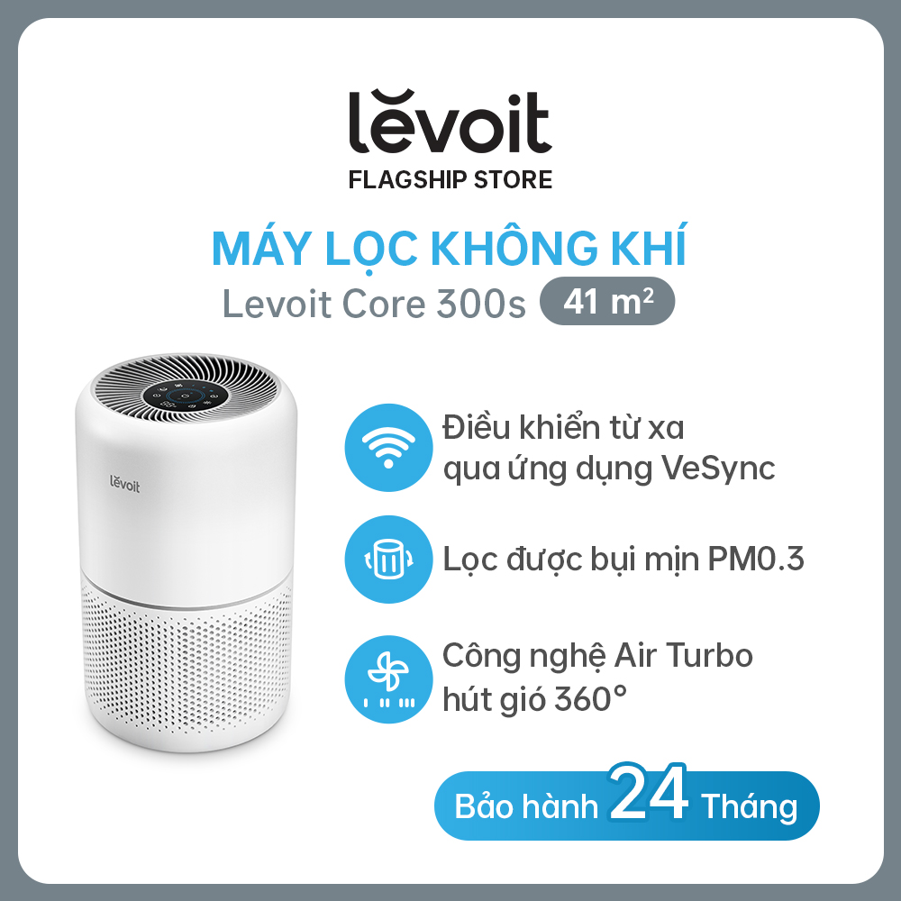 Máy lọc không khí Levoit Core 300s | Công nghệ Air Turbo | Hàng Chính Hãng