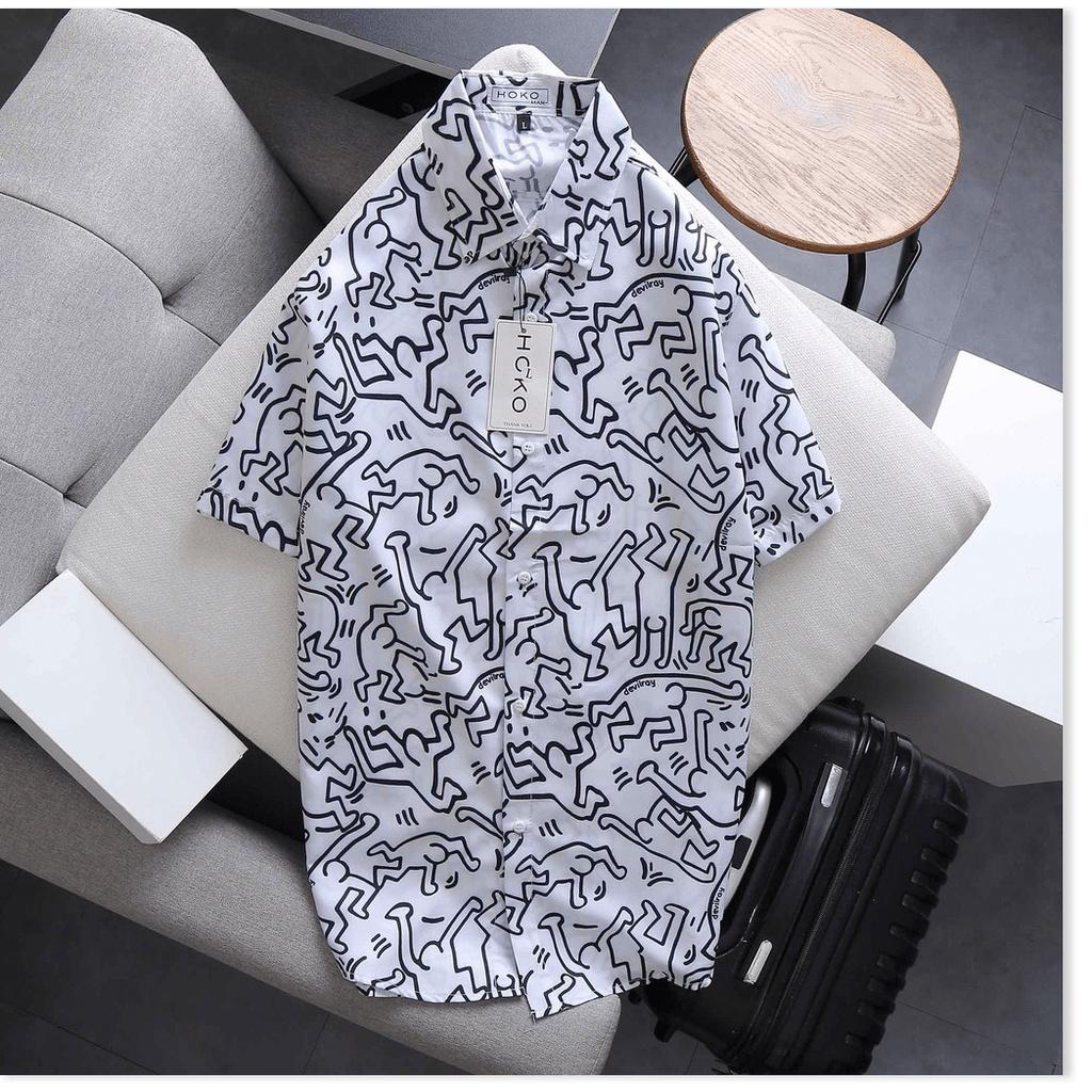 SIÊU PHẦM HOT HÈ ÁO SƠ MI NAM CỰC CHẤT CỰC PHONG CÁCH , HOẠ TIẾT ĐỘC LẠ KME FASHION