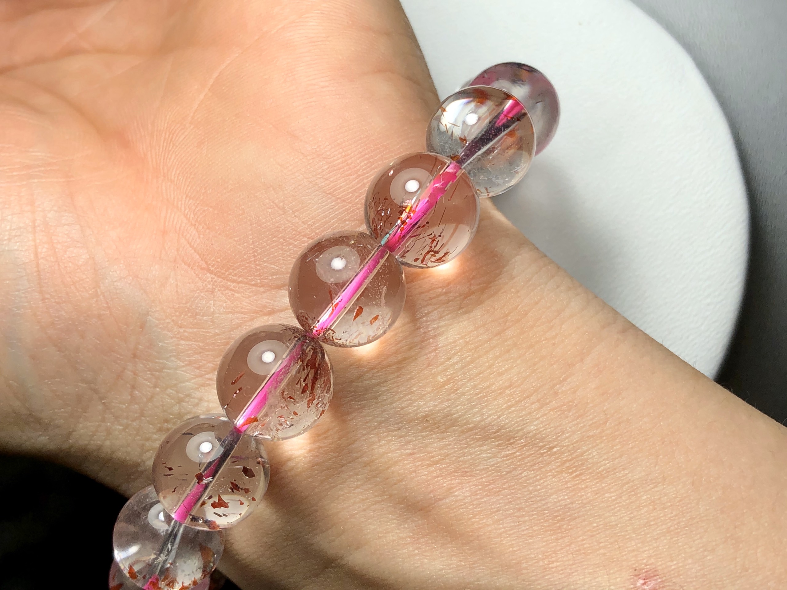 Vòng tay đá super seven vip 13mm tự nhiên