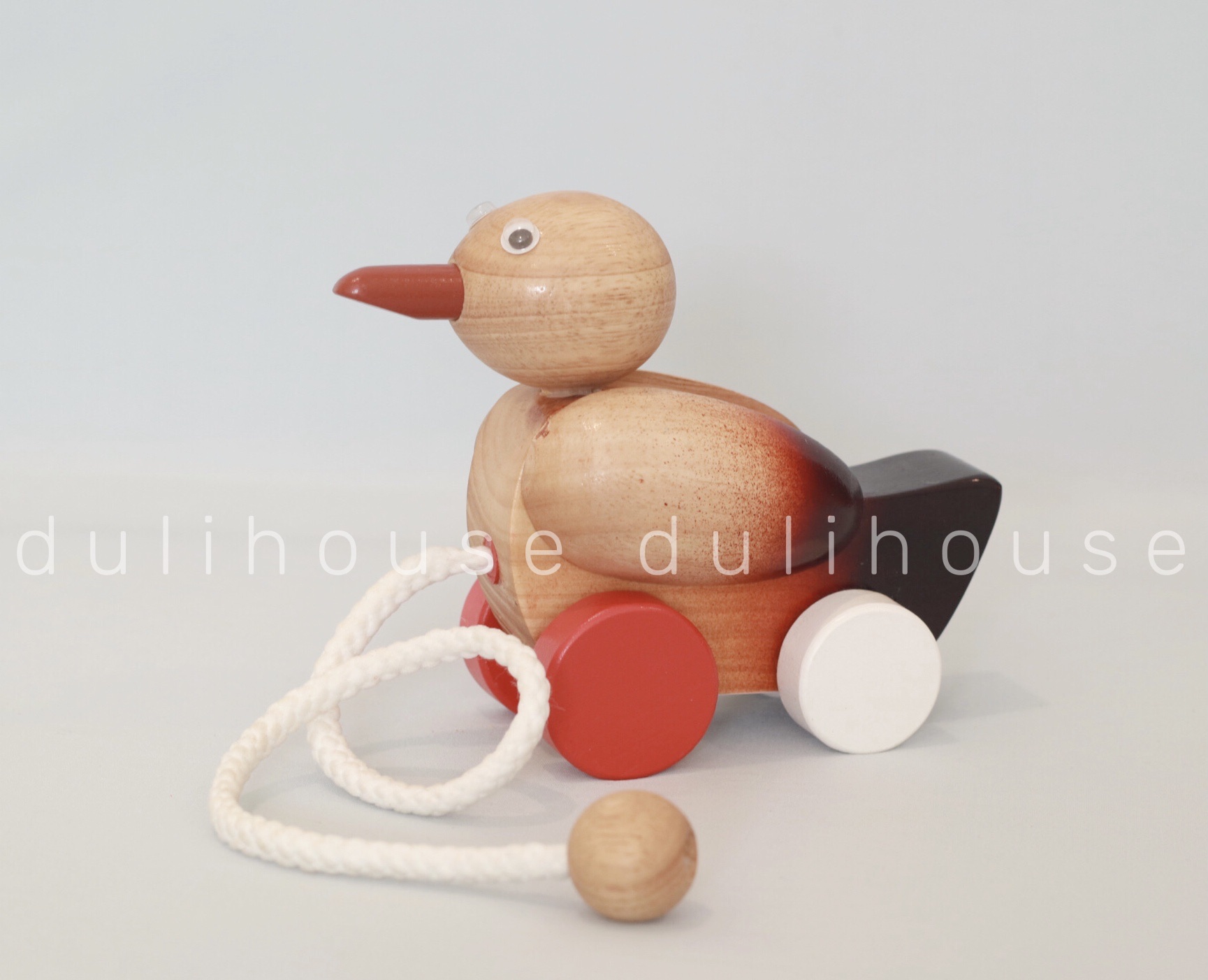 Đồ chơi gỗ cao cấp Thú kéo dây có bánh xe - hàng chính hãng