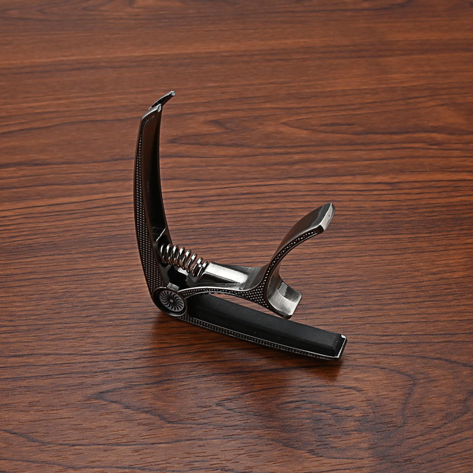 Guitar Capo Acoustic Clip Quick Change Clamp Key for Electric Guitar Ukulele