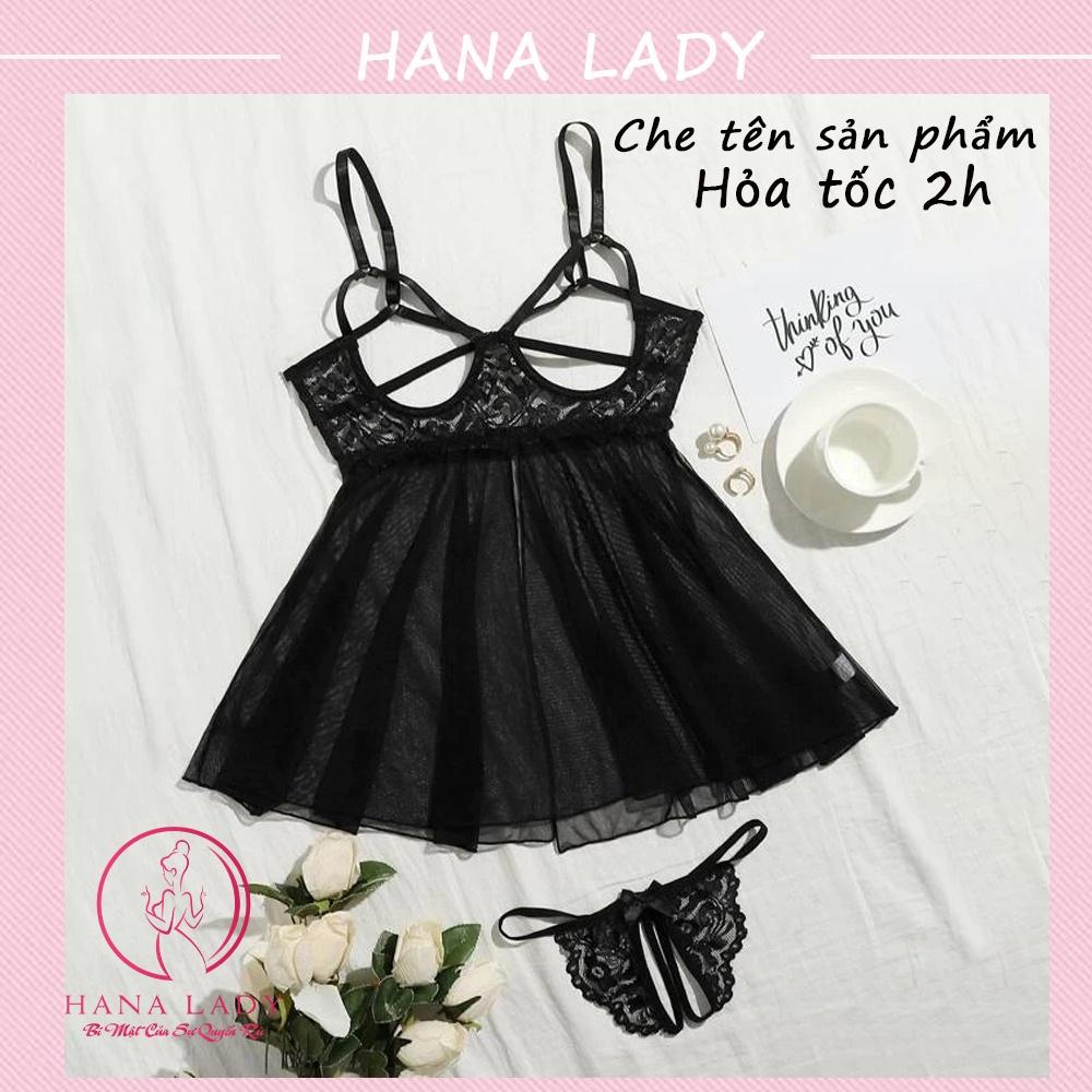 Váy Ngủ Siêu Mỏng Gợi Cảm Hở Ngực Sexy VN314