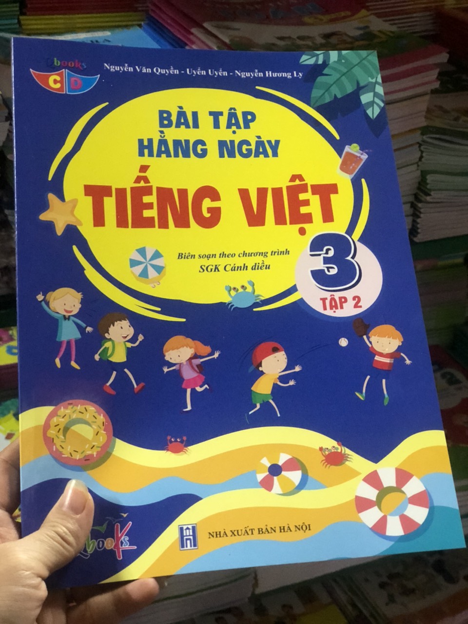 Sách - Combo Bài Tập Hằng Ngày Toán và Tiếng Việt Lớp 3 - cánh diều  - Tập 1, 2 (2 cuốn)