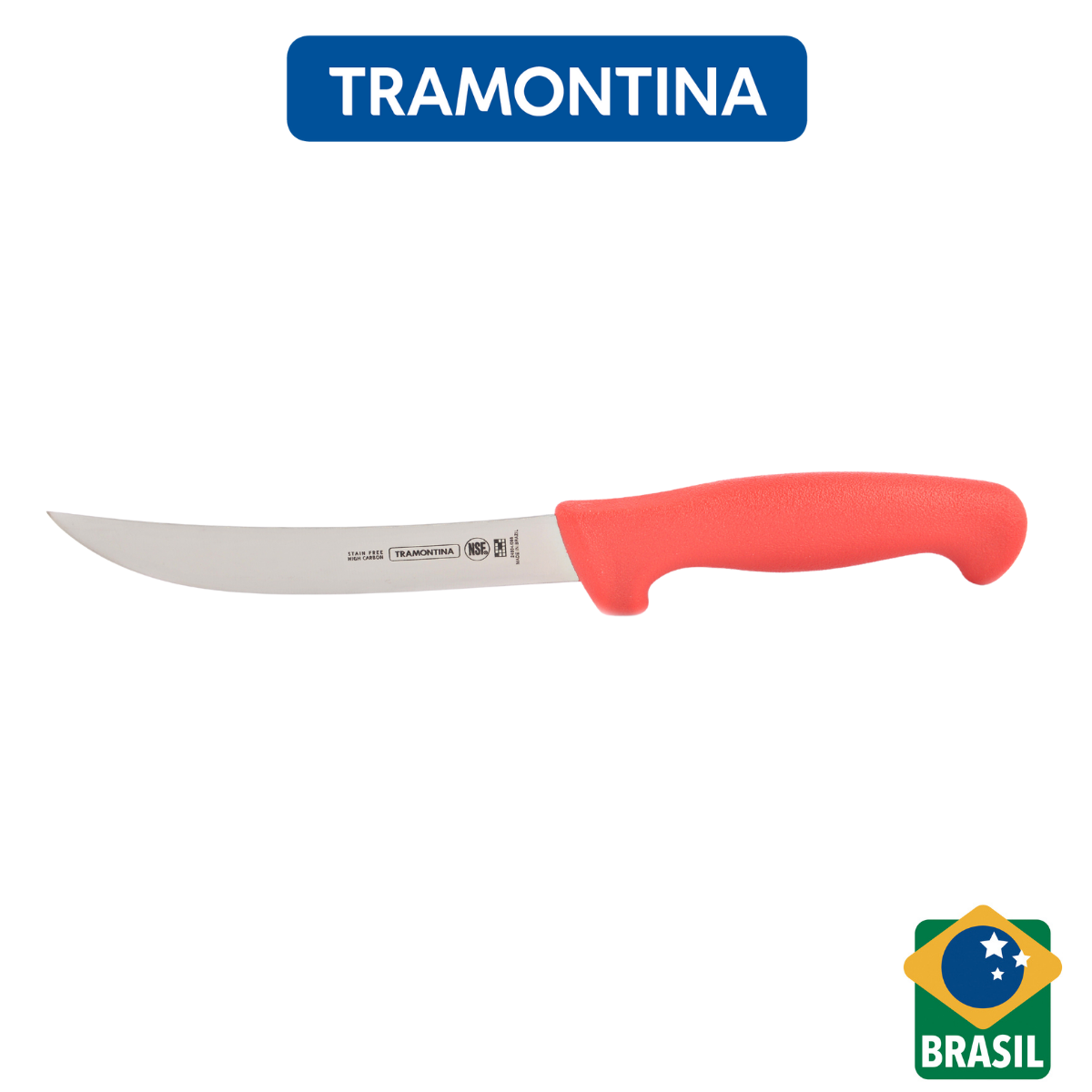 Dao Lóc Xương Cán Trắng Tramontina Professional 15cm - TRDA24604/186