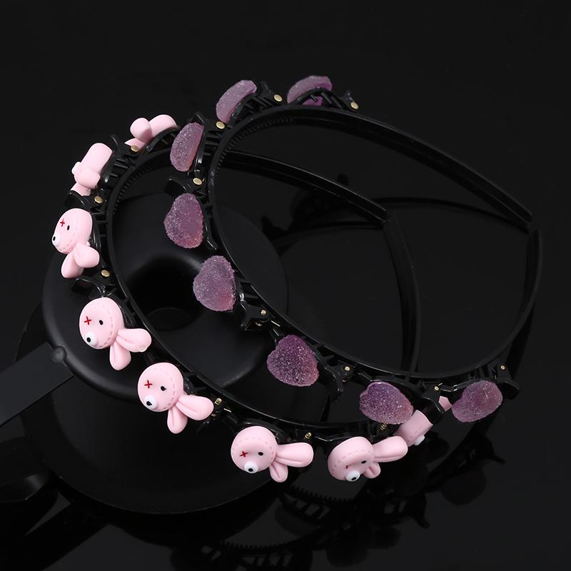 Băng Đô Cài Tóc Đính Nơ Hoa Cho Bé Gái