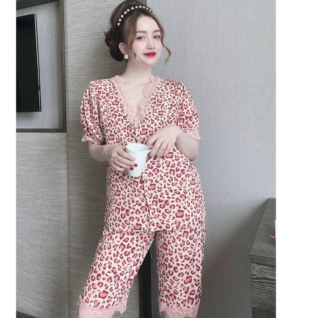 Đồ ngủ Pijama ️FREE SHIP️Đồ ngủ Nữ Dễ Thương Lụa Cao Cấp mềm mịn < 63Kg