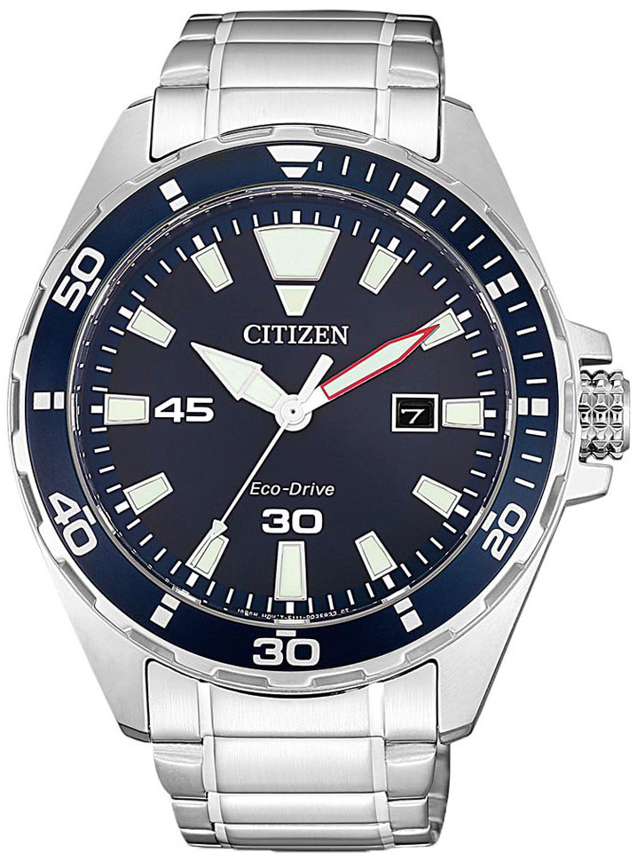 Đồng Hồ Nam Citizen Dây Thép Không Gỉ BM7450-81L - Mặt Xanh