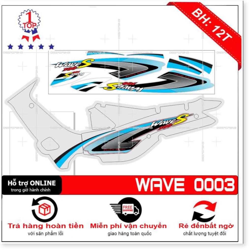 Tem rời dành cho wave nhỏ đời đầu S100 bạc