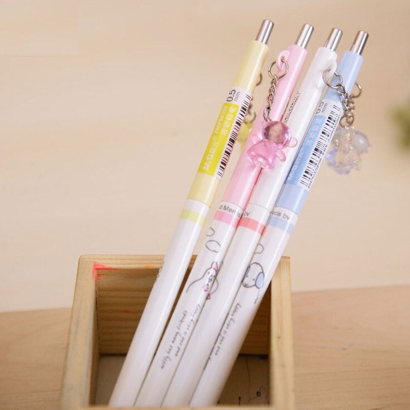 Bút chì kim bấm 0.5mm M&G FMP86105 có treo hình gấu