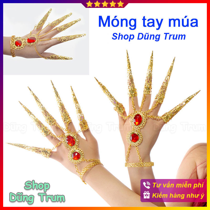 Hộ chỉ móng tay cổ trang, móng tay múa phật