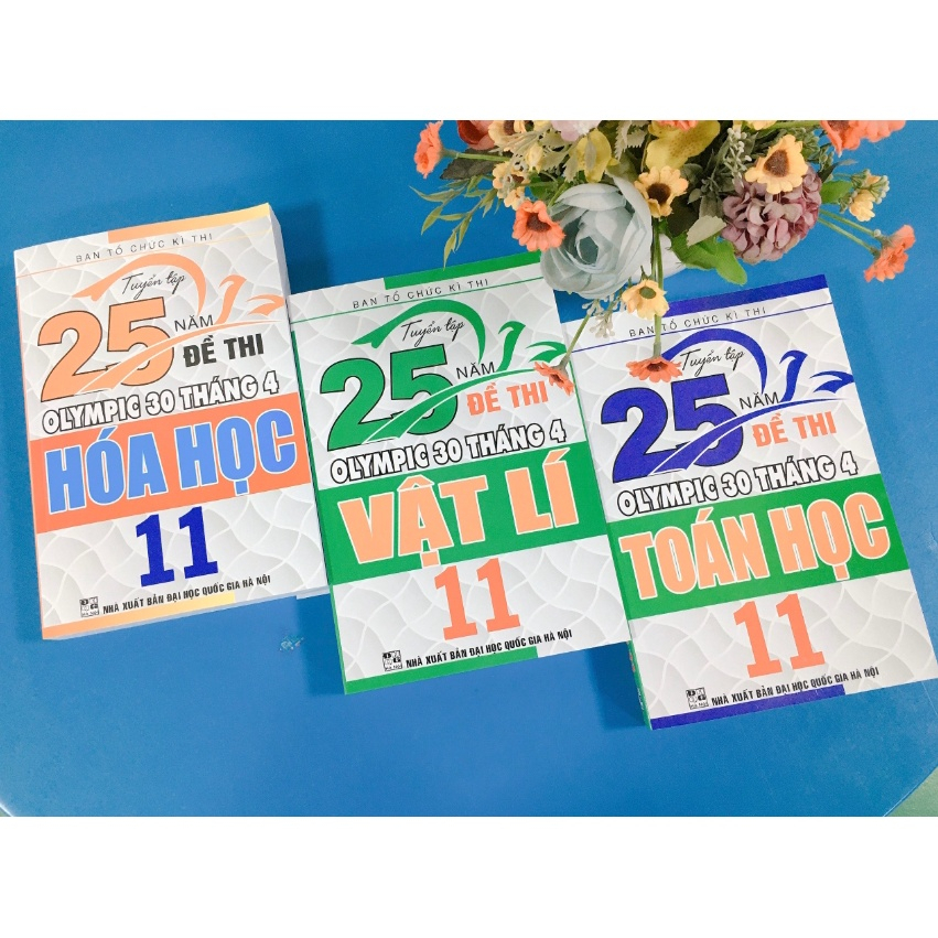 Sách - combo tuyển tập 25 năm đề thi olympic 30 tháng 4 hóa học 10 + 11