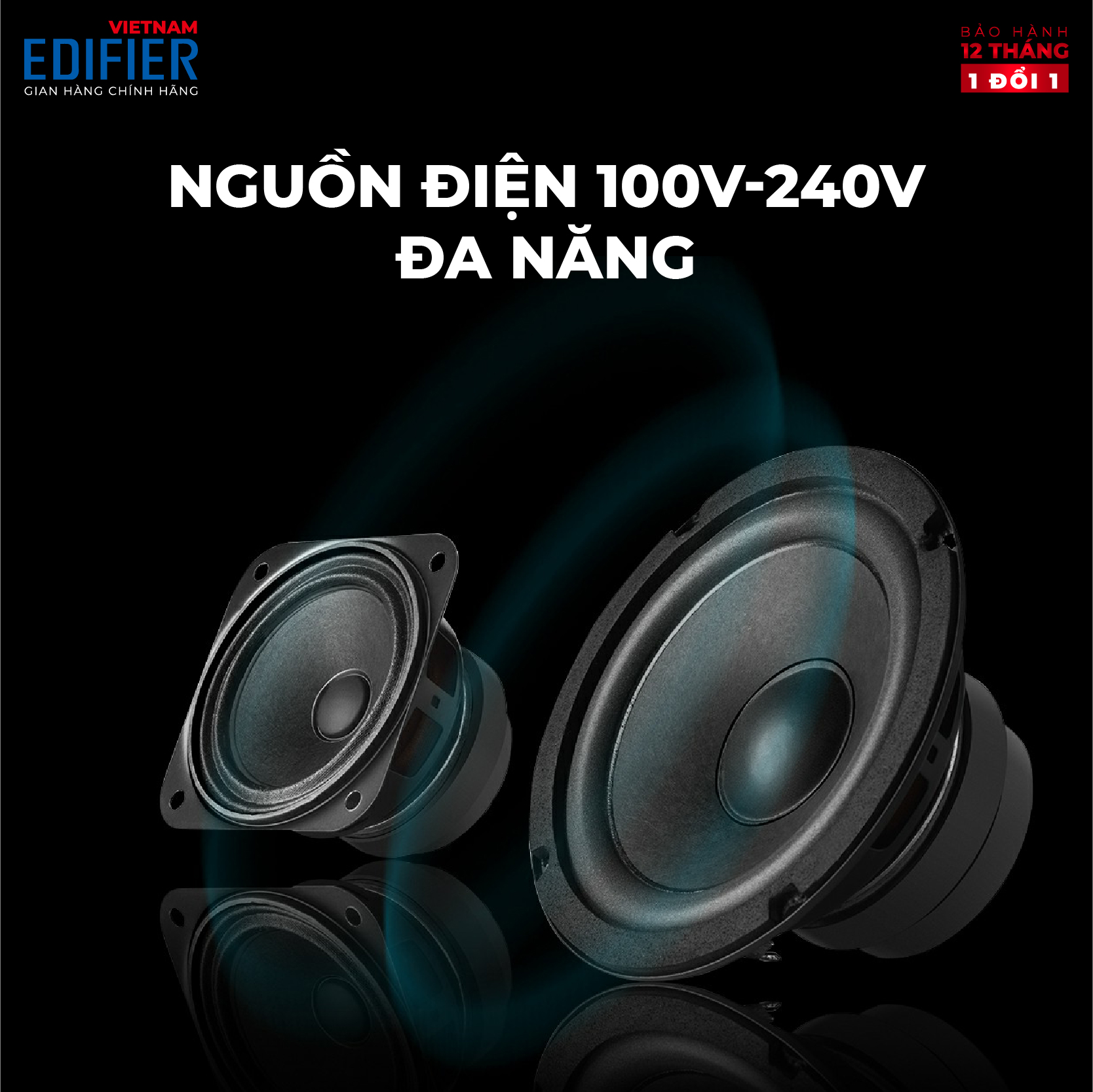 Loa Bluetooth 5.0 EDIFIER M201BT Wireless Âm thanh nổi Stereo Công suất 34W - Vỏ gỗ chống dội âm - Hàng chính hãng