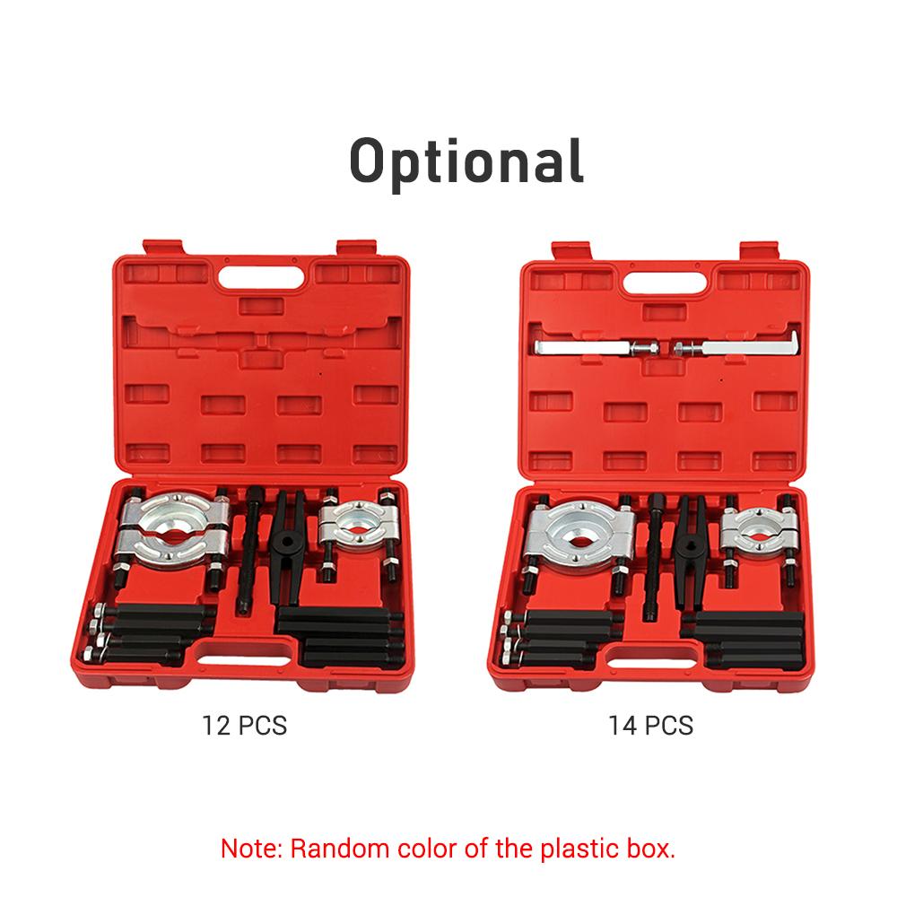 14 PCS Bearing Separator Puller Kit Heavy Duty Bearing Splitter Remover for Wheel Hub Gear Pinion Automotive Repair Tool