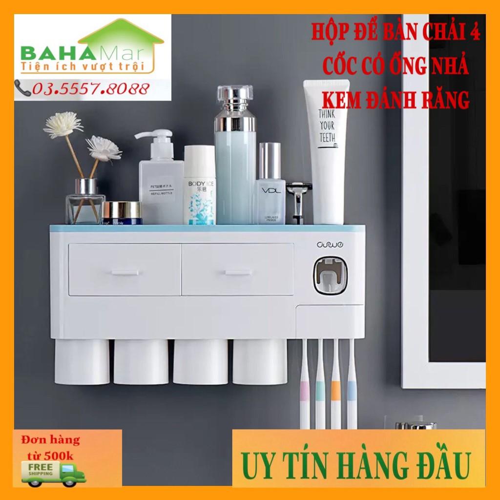 GIÁ ĐỂ TREO BÀN CHẢI 4 CỐC TREO NGƯỢC "BAHAMAR" tiện lợi cho việc sắp xếp đồ gọn gàng, sang trọng