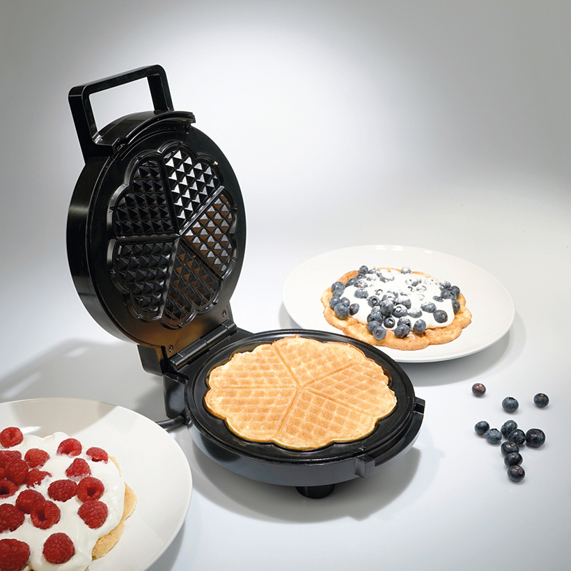 Máy nướng bánh Waffle Tiross TS1384, Công suất 1000W - Hàng chính hãng