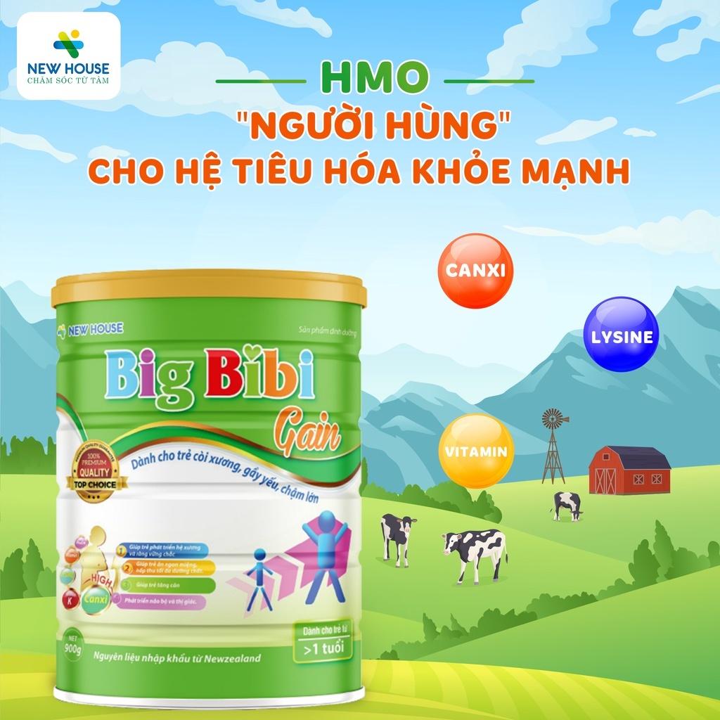 Sữa Big Bibi Gain 400-900g HÀNG CHUẨN Dành cho trẻ còi xương,gầy yếu,chậm lớn