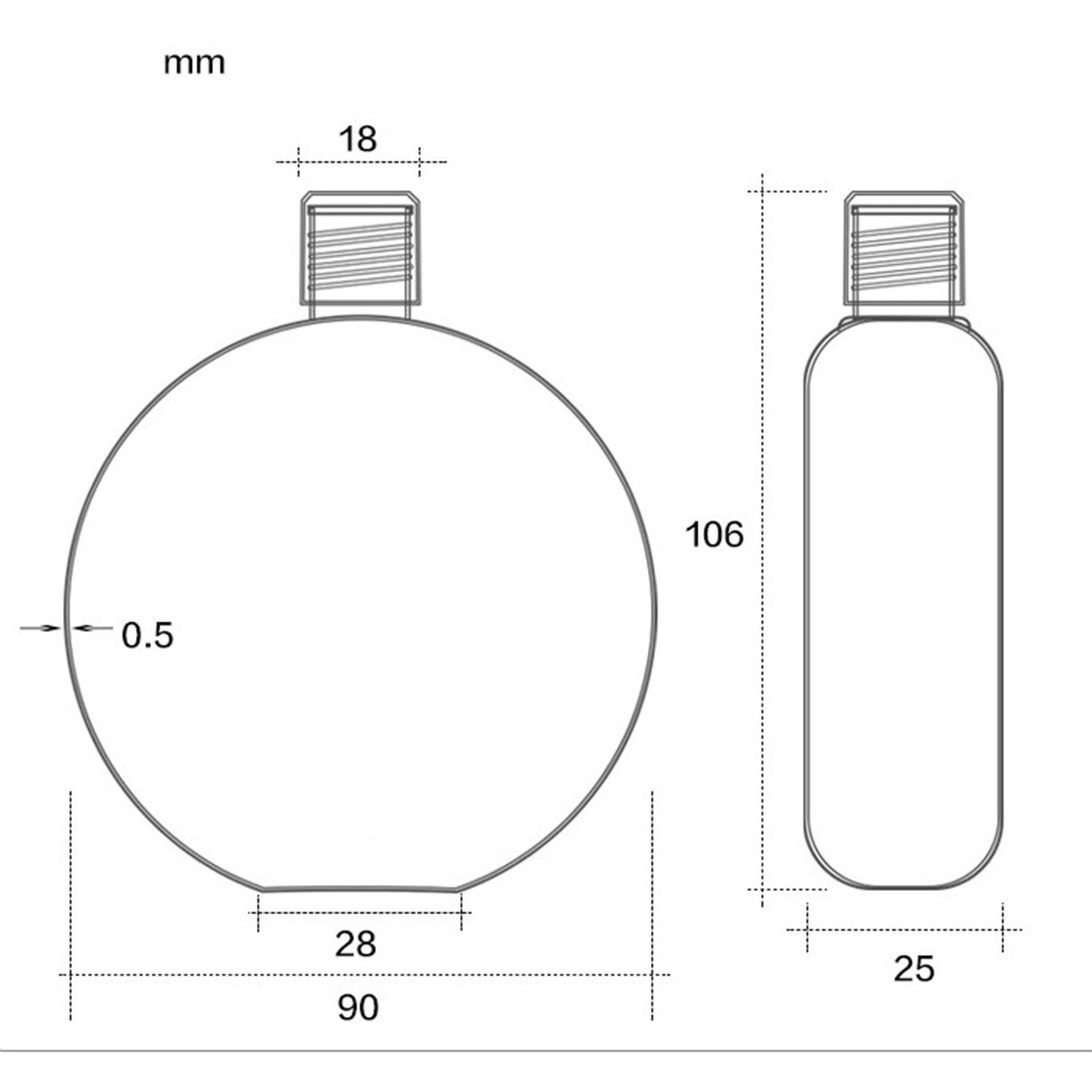 1 Set 150ml Titanium Water Cup, Wine Bottle for Travel, Camping,
