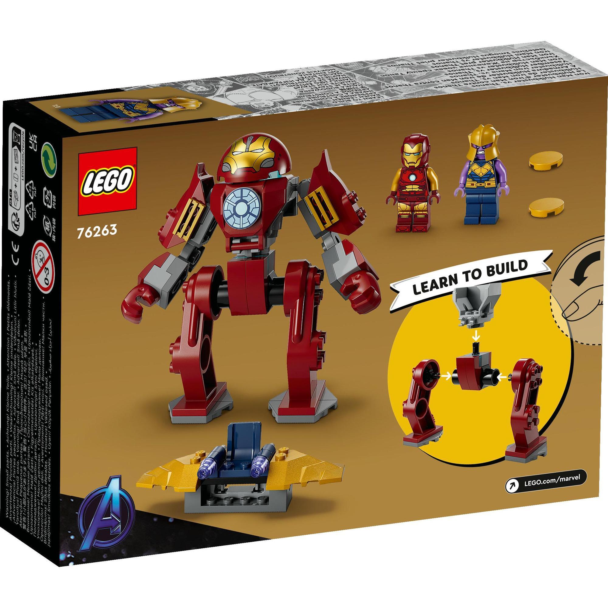 LEGO Super Heroes 76263 Đồ chơi lắp ráp Hulkbuster đối đầu Thanos (66 chi tiết)