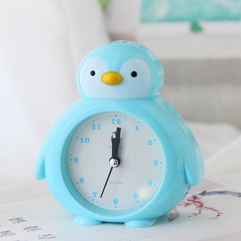 Đồng hồ báo thức chú chim cánh cụt dễ thương - màu sắc giao ngẫu nhiên