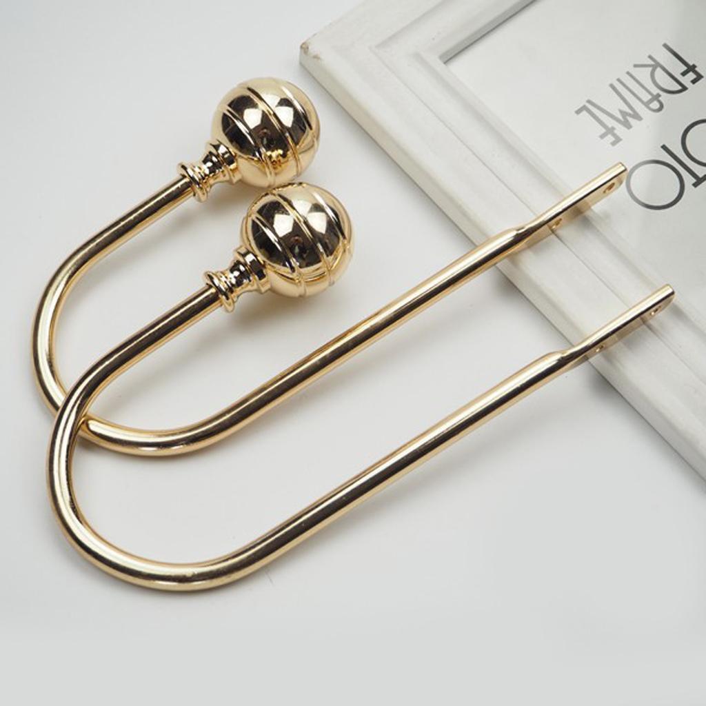 Basic Curtain Tieback Hooks Wall Clothes Hanger Hooks Home Decor
