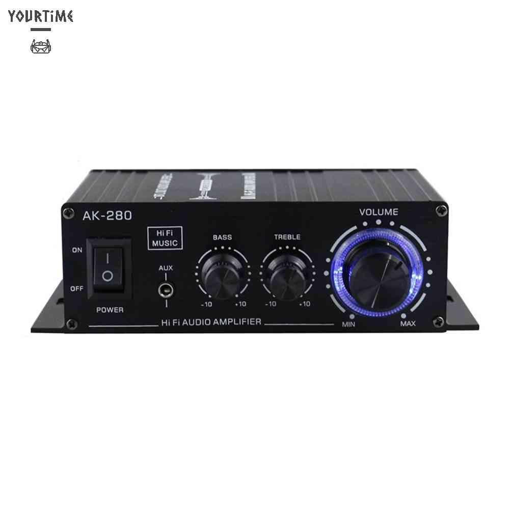 Bộ KhuếCh ĐạI Âm Thanh Kỹ ThuậT Số AK-280 40W + 40W 12V 2 Kênh Chuyên DụNg