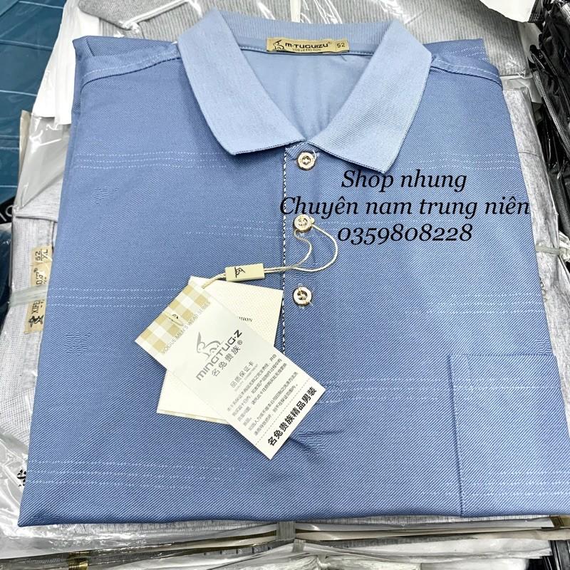 Áo thun cộc tay trung niên chất cực đẹp mềm mịn