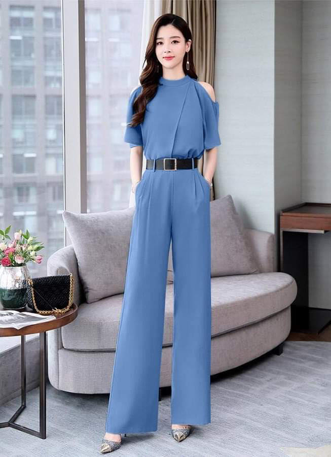 BỘ ĐỒ ỐNG RỘNG KÈM THẮT LƯNG
